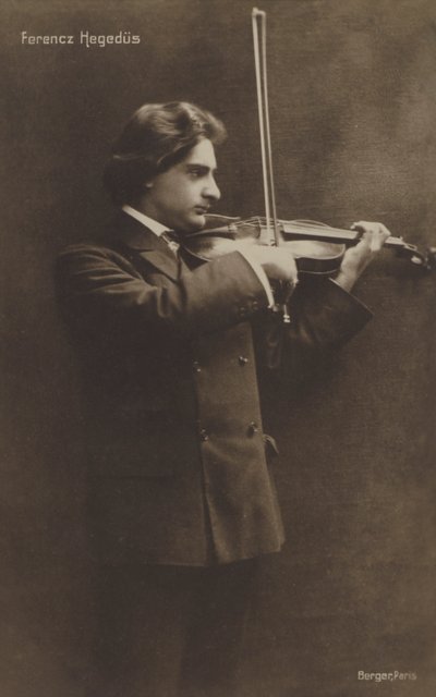 Ferencz Hegedus, Hongaarse violist door Austrian Photographer