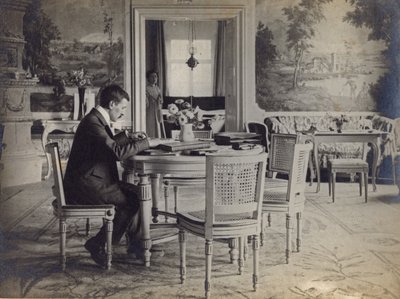 Portret van Hugo von Hofmannsthal door Austrian Photographer