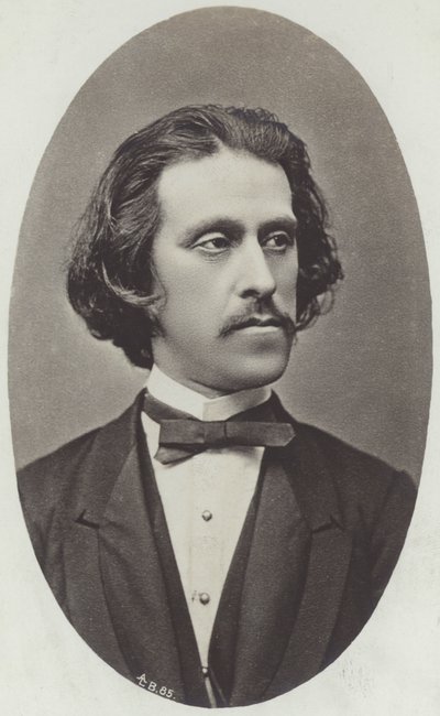 Portret van Josef Strauss door Austrian Photographer