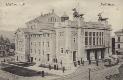 Theater, Gablonz an der Neisse, Oostenrijk door Austrian Photographer