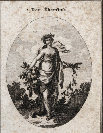 Allegorie van overvloed door Austrian School