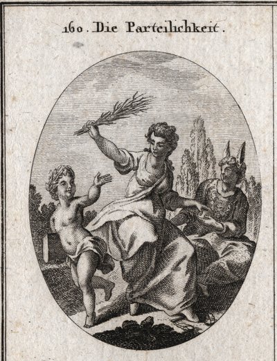 Allegorie van vooringenomenheid door Austrian School