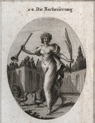 Allegorie van wedijver door Austrian School