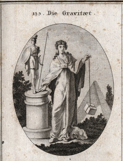 Allegorie van ernst door Austrian School