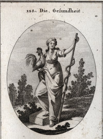 Allegorie van gezondheid door Austrian School