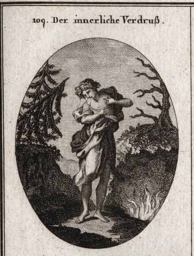 Allegorie van innerlijk verdriet door Austrian School