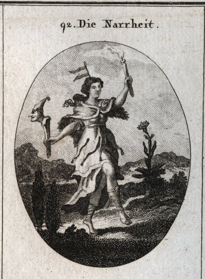 Allegorie van waanzin door Austrian School