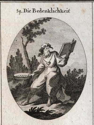 Allegorie van scrupules door Austrian School