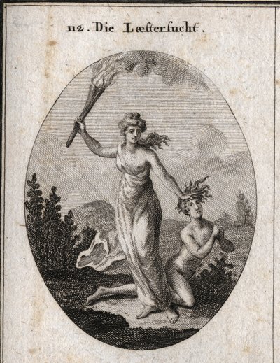 Allegorie van laster door Austrian School