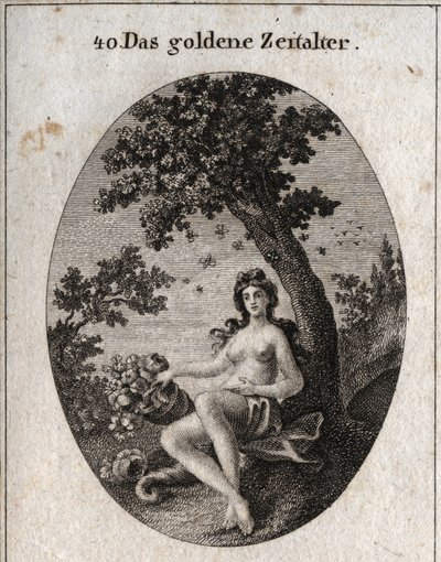 Allegorie van het gouden tijdperk door Austrian School