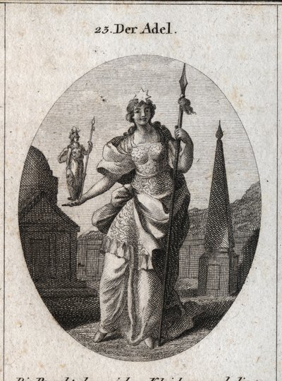 Allegorie van adel door Austrian School