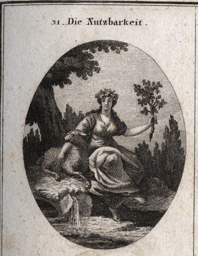 Allegorie van nut door Austrian School