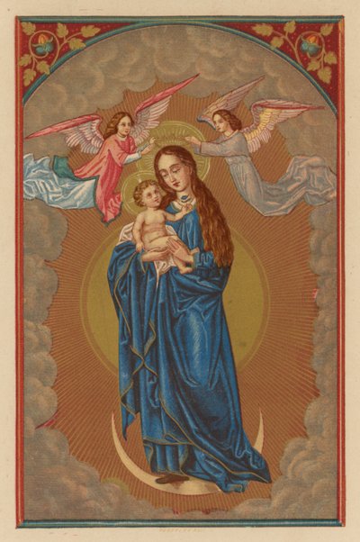 Jesus infans florem monstrans door Austrian School