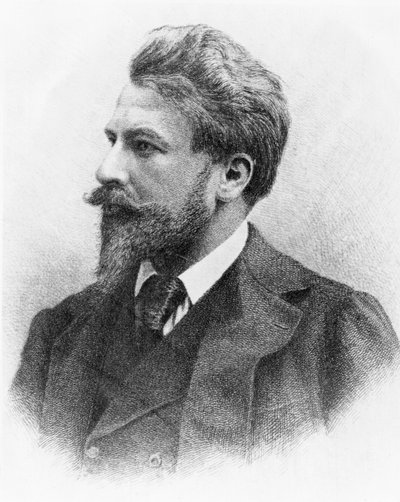 Portret van Arthur Schnitzler (1862-1931) door Austrian School