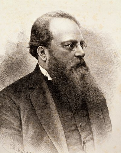 Portret van Hans Richter door Austrian School
