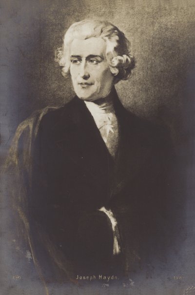 Portret van Joseph Haydn door Austrian School