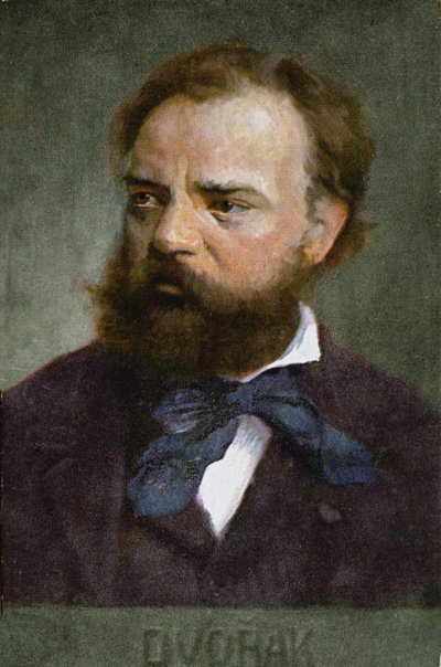 Ansichtkaart met Antonin Dvorak (1841-1904) voor 1914 door Austrian School