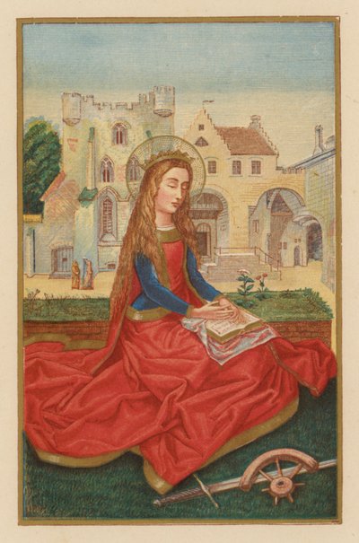Sint Catharina Maagd en Martelaar door Austrian School