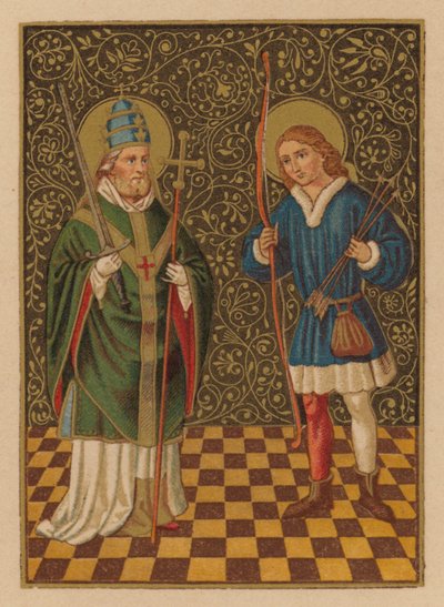 Sint-Fabianus en Sebastianus door Austrian School