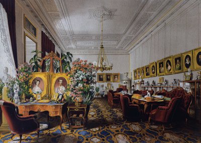 De hal van Aartshertogin Sophia in de Hofburg in Wenen, ca. 1854, Oostenrijk door Austrian School