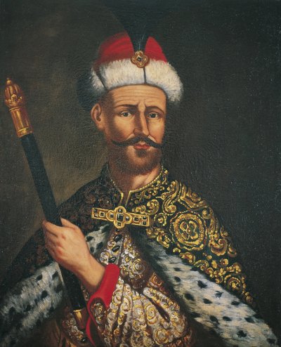 Portret van Andrzej Potocki 1630-1691, Veldkroon Hetman, 1670s door Austrian master