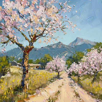Lente in de bergen door Avanesova Elena