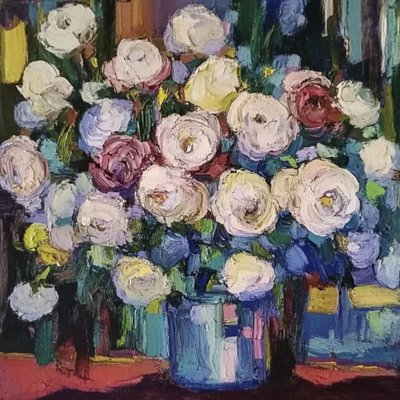 Levendig bloemenboeket door Avanesova Elena