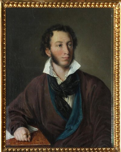 Portret van de schrijver Alexander Poesjkin (1799-1837) door Avdotya Petrovna Yelagina