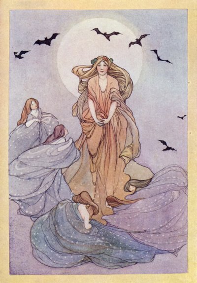 John Keats: Ode Aan Een Nachtegaal door Averil Mary Burleigh