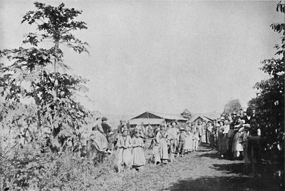 Feest in een kolonie, 1895 door Axel Frick