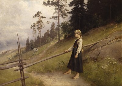 Melkmeisje door Axel Hjalmar Ender