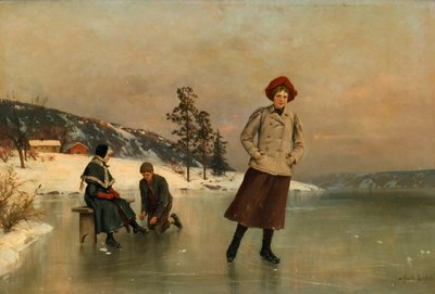 Schaatsen door Axel Hjalmar Ender