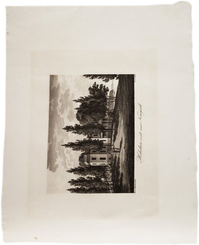 Hoboken tegenover New York, uit een Atlas van de Verenigde Staten, 1824 door Axel Leonhard Klinckowström