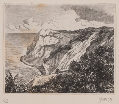 Møns Klint door Axel Theodor Kittendorff