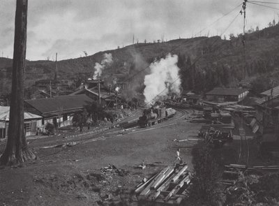 Japan: Numanohira, Transport van hout door Axel von Graefe