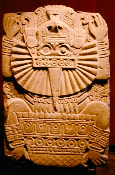God van Hemellichamen door Aztec