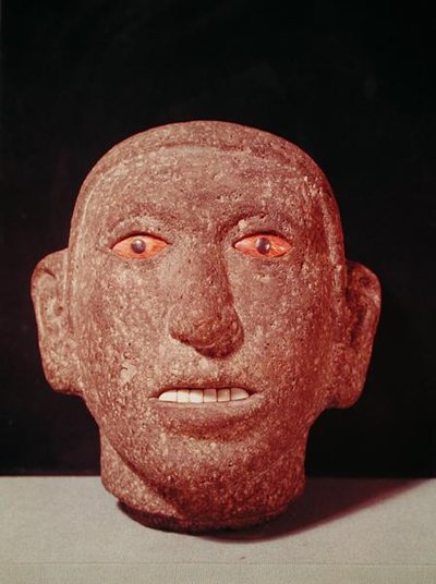 Hoofd van een man door Aztec