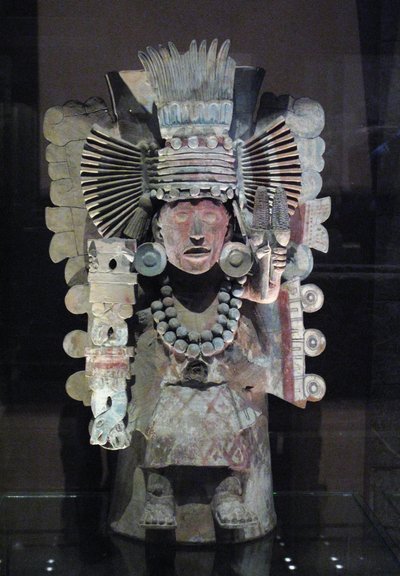 Wierookbrander in de vorm van de maïsgodin Xilonen, Tlahuac, Late Postklassieke periode, ca. 1500 door Aztec