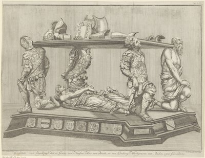 Grafmonument voor Engelbrecht II, graaf van Nassau-Dillenburg-Breda, 1504 door B.F. Immink