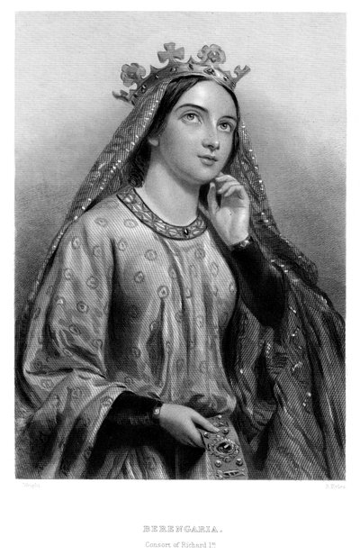 Berengaria van Navarra, koningin-gemalin van koning Richard I door B. Eyles