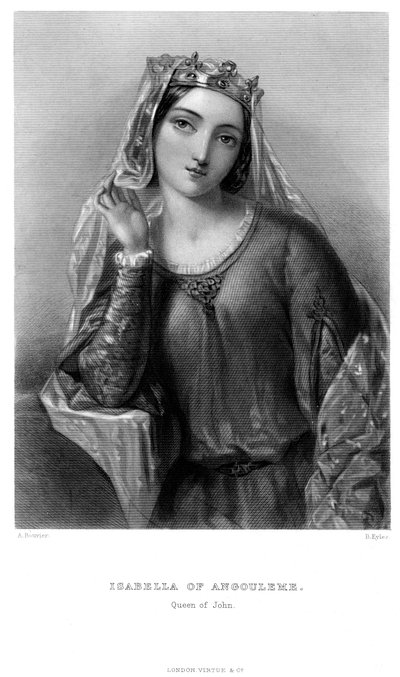 Isabella van Angoulême 1187-1246, koningin-gemalin van koning Jan door B. Eyles