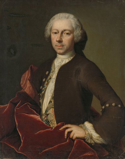 Portret van Pieter Parker, wethouder, burgemeester en raadslid van Goes door B. Monmorency