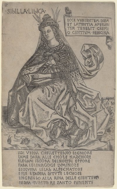 Libische Sibylle door Baccio Baldini
