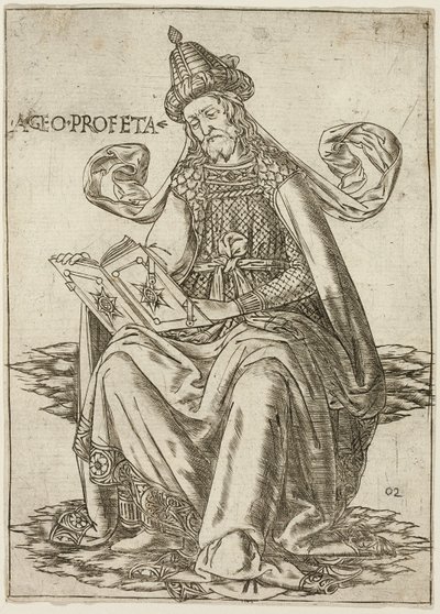 Profeet Haggai door Baccio Baldini