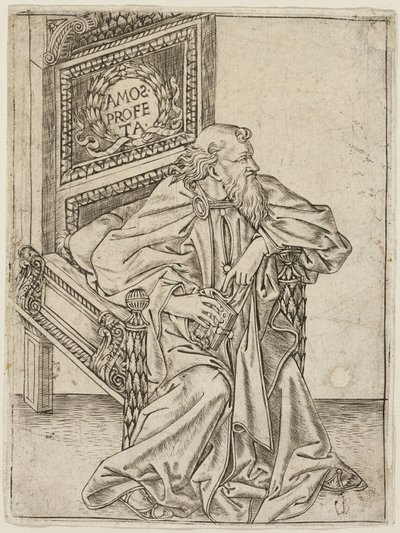De Profeet Amos door Baccio Baldini