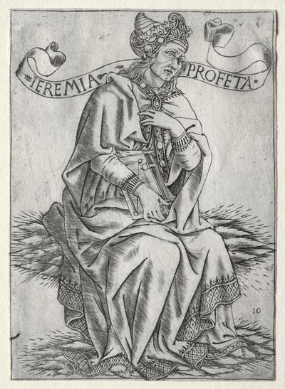 De Profeten: Jeremia, ca. 1470-75 door Baccio Baldini