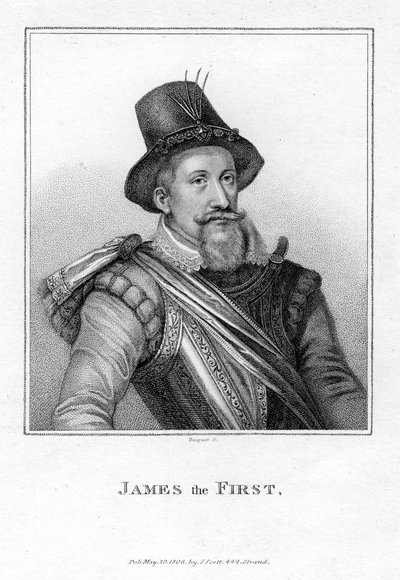 James I van Engeland en VI van Schotland, 1806 door Bacquet