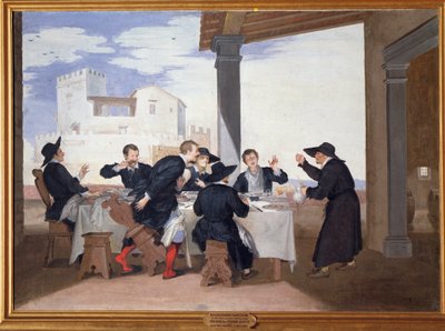 Arlotto Mainardi (of Pievano Arlotto), priester bekend om grappen en scherts door Baldassare  Franceschini