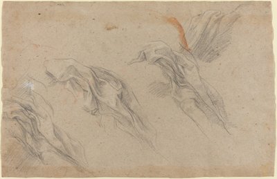 Draperie Studies [recto] door Baldassare Franceschini