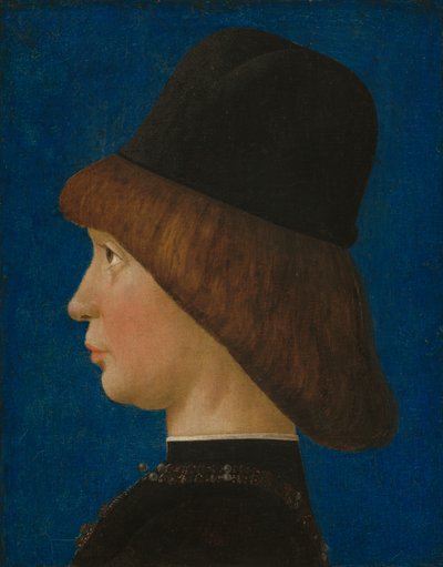 Francesco II Gonzaga, Vierde Markies van Mantua, ca.1474-1480 (tempera op populierenpaneel) door Baldassare d